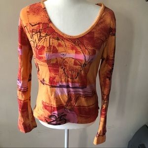 Oilily Bell Sleeved Mandala Top